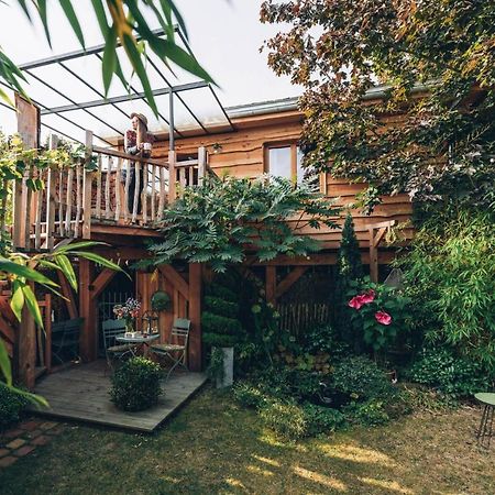 La Cabane Du Bon Chemin ,Spa Laval  Kültér fotó