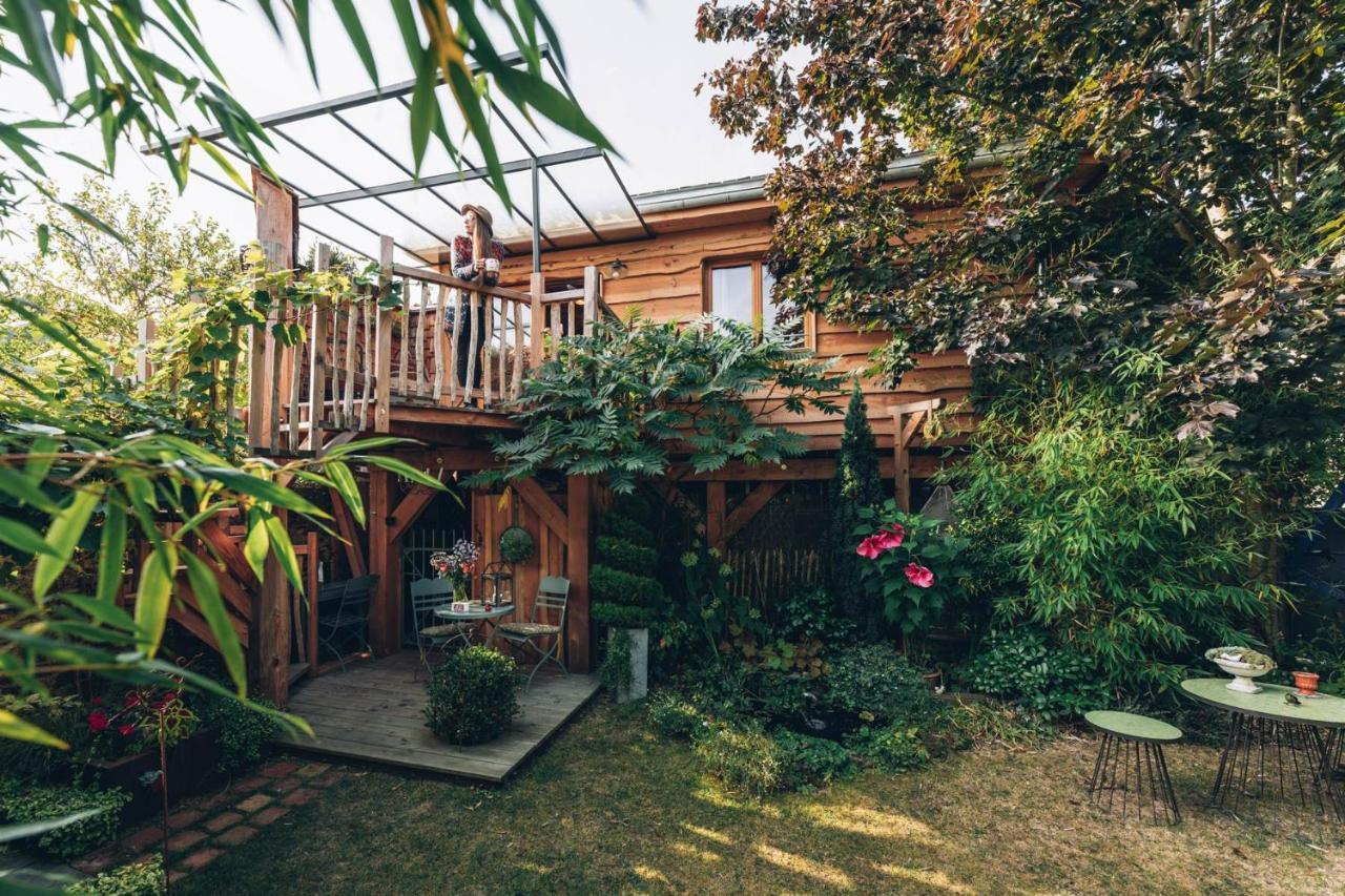 La Cabane Du Bon Chemin ,Spa Laval  Kültér fotó