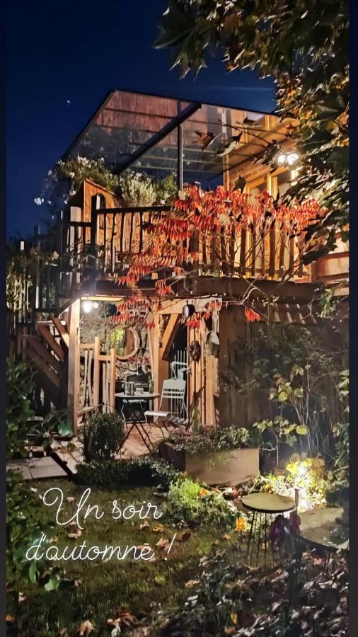 La Cabane Du Bon Chemin ,Spa Laval  Kültér fotó